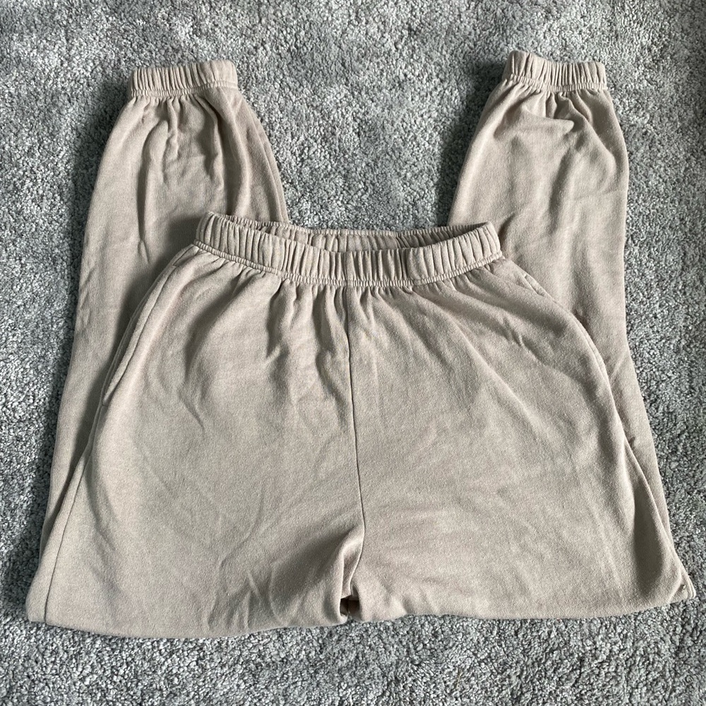 beige Garage sweatpants